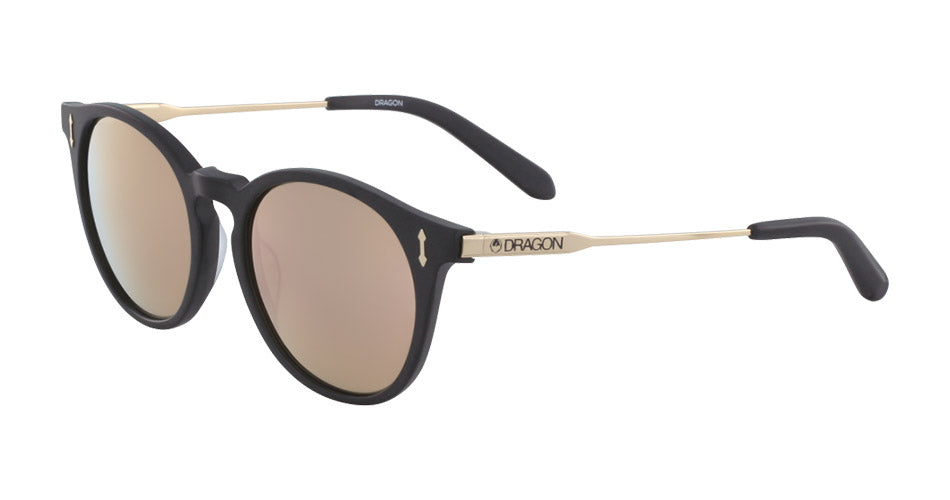 HYPE - Matte Black with Lumalens Rose Gold Ionized Lens