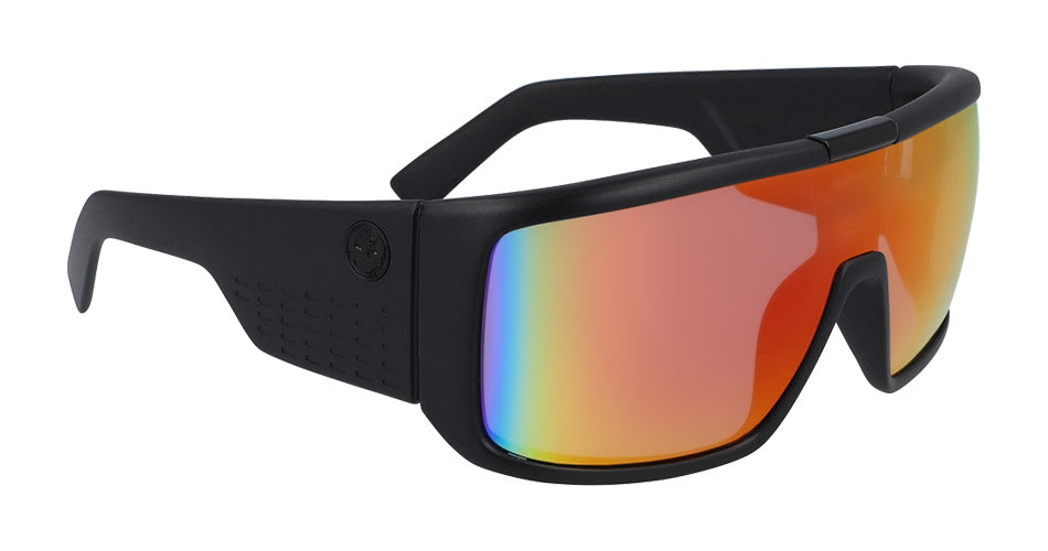 DOMO - Matte Black with Lumalens Red Ionized Lens