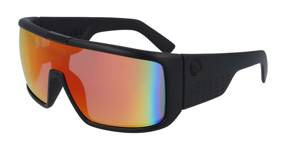 DOMO - Matte Black with Lumalens Red Ionized Lens