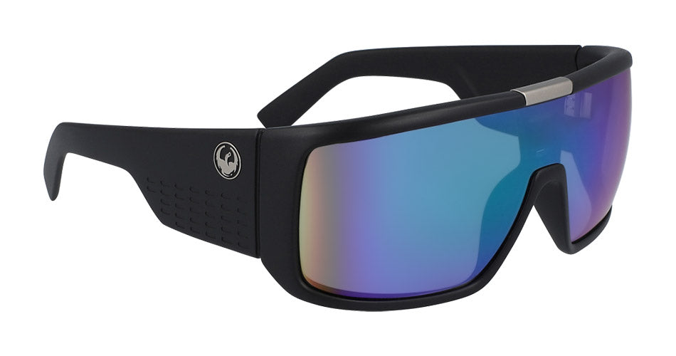 DOMO - Matte Black with Lumalens Green Ionized Lens