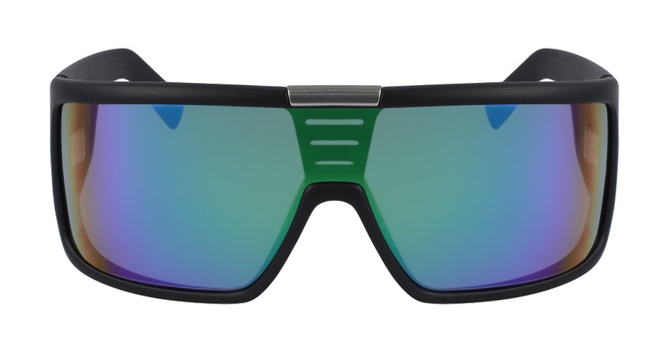 DOMO - Matte Black with Lumalens Green Ionized Lens