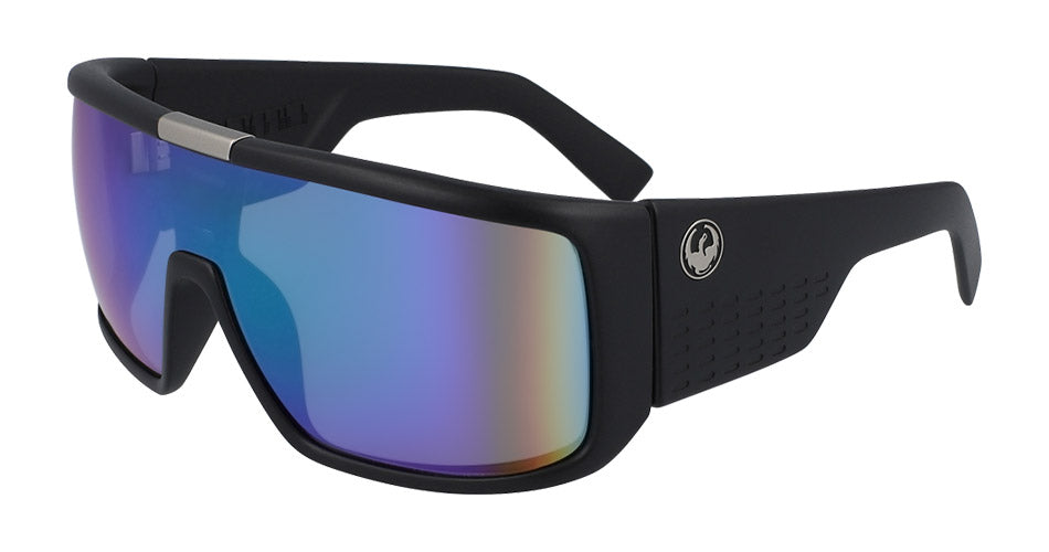 DOMO - Matte Black with Lumalens Green Ionized Lens