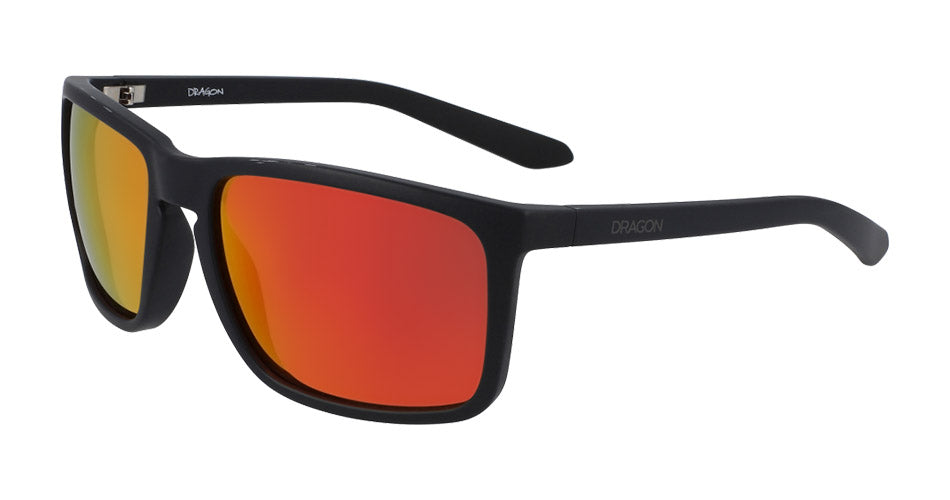MELEE XL - Matte Black with Orange Ionized Lens