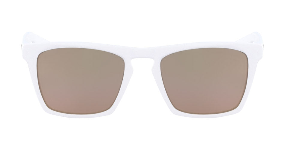 DRAC - Matte White with Lumalens Rose Gold Ionized Lens