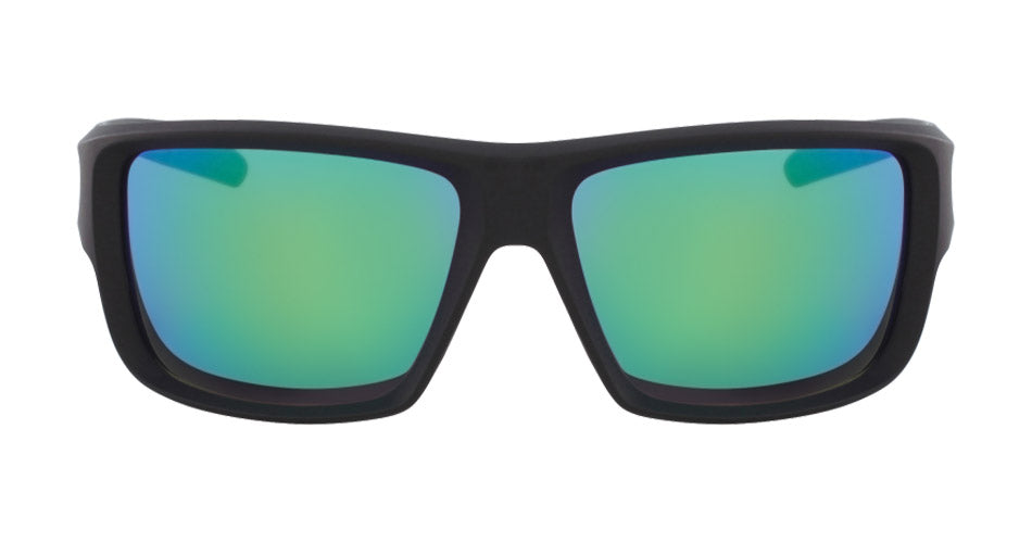 DEADLOCK - Matte Black with Lumalens Green Ionized Lens
