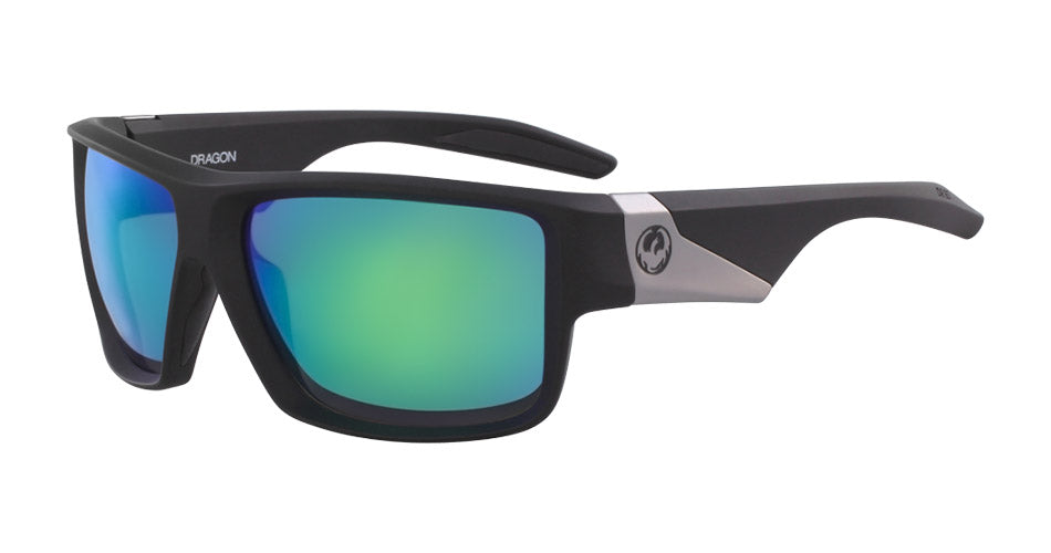 DEADLOCK - Matte Black with Lumalens Green Ionized Lens