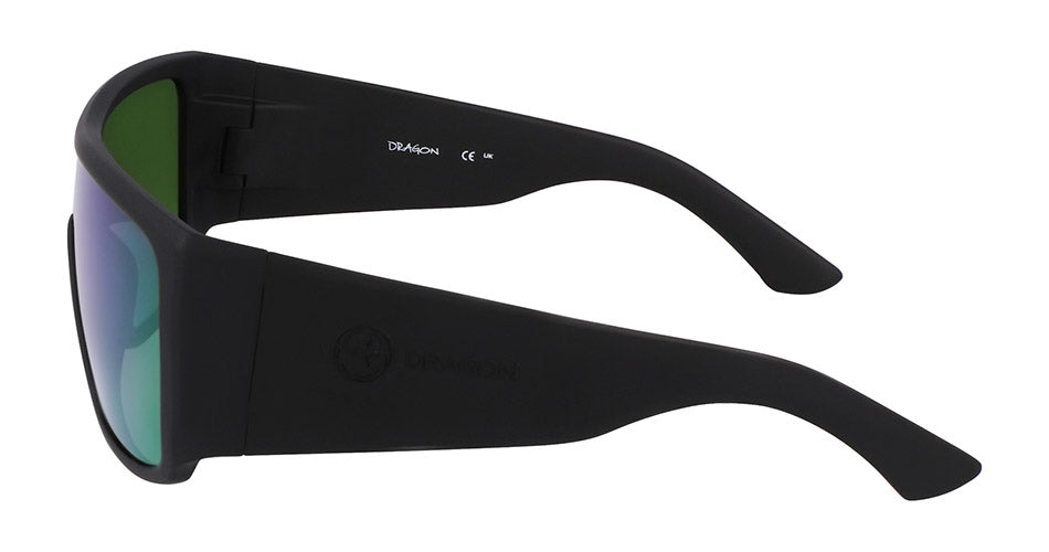 ROCKER - Matte Black with Polarized Lumalens Green Ionized Lens