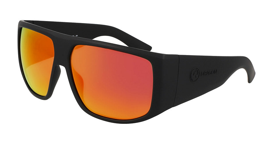 FIN - Matte Black with Polarized Lumalens Red Ionized Lens