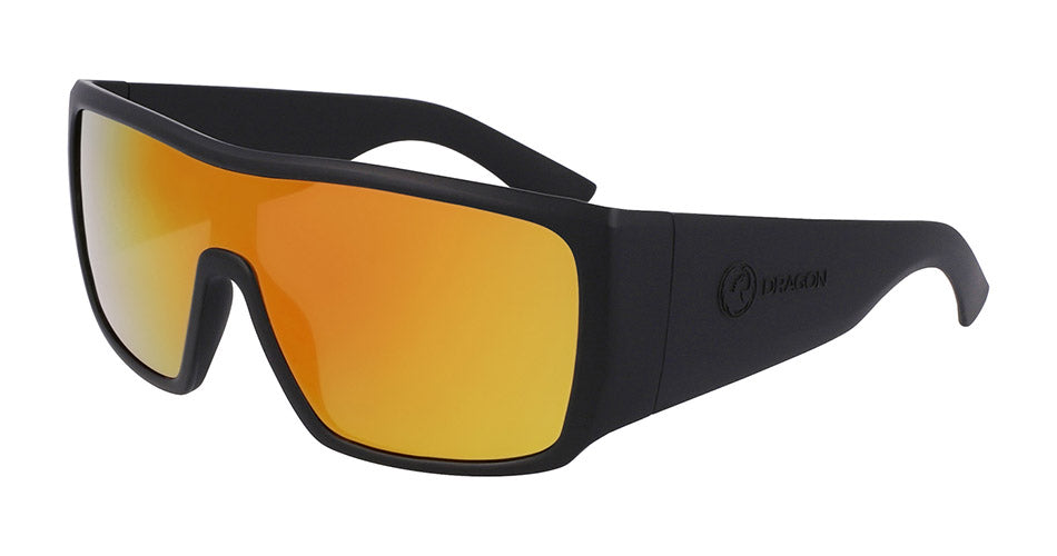 ROCKER - Matte Black with Lumalens Red Ionized Lens