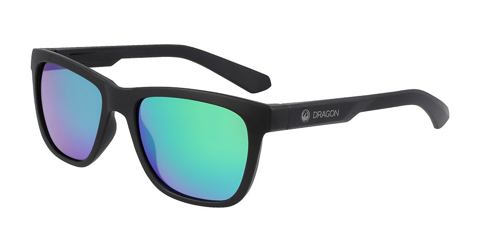 BISHOP - Matte Black H2O with Polarized Lumalens Green Ionized Lens