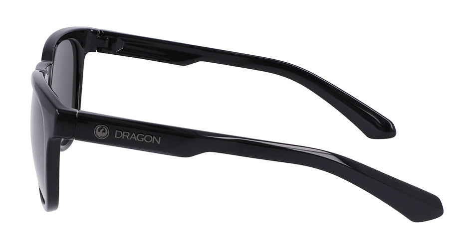 KAJ - Shiny Black with Lumalens Smoke Lens