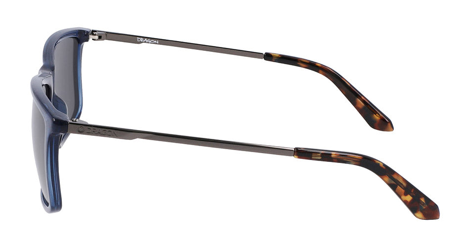 DAMIEN - Shiny Shadow Crystal Blue Tortoise with Lumalens Smoke Lens