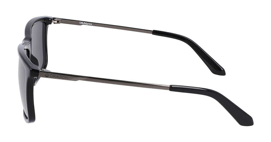 DAMIEN - Shiny Black with Lumalens Smoke Lens