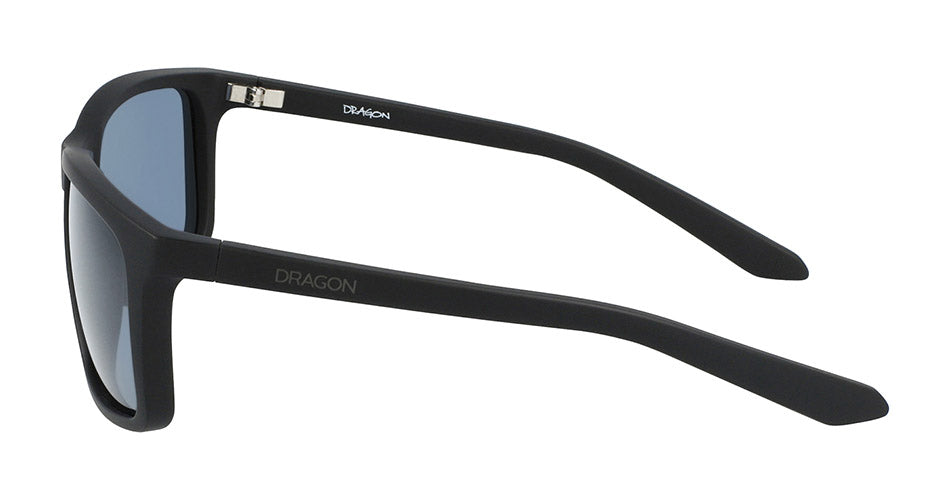 MELEE - Matte Black with Polarized Smoke Lens