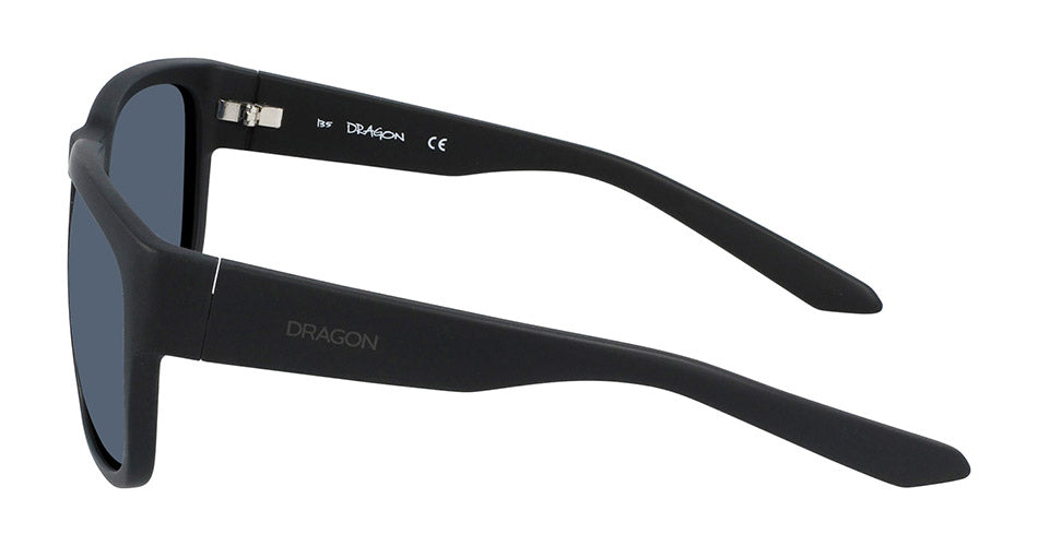 RUNE XL - Matte Black with Polarized Smoke Lens