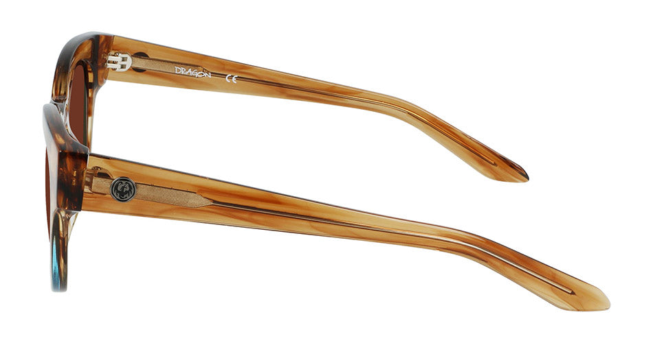 JETT - Brown Teal Gradient with Lumalens Rose Copper Ionized Lens