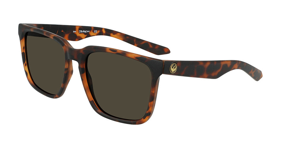 BAILE XL - Matte Dark Tortoise with Polarized Lumalens Brown Lens