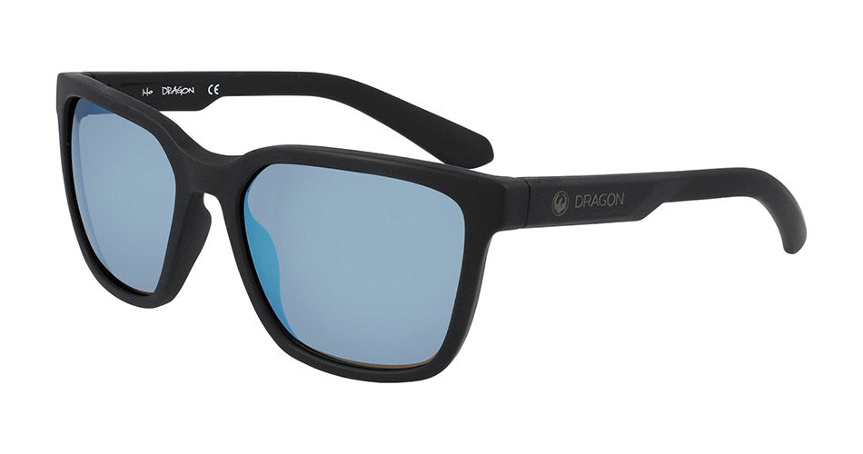 BURGEE - Matte Black H2O with Polarized Lumalens Sky Blue Ionized Lens