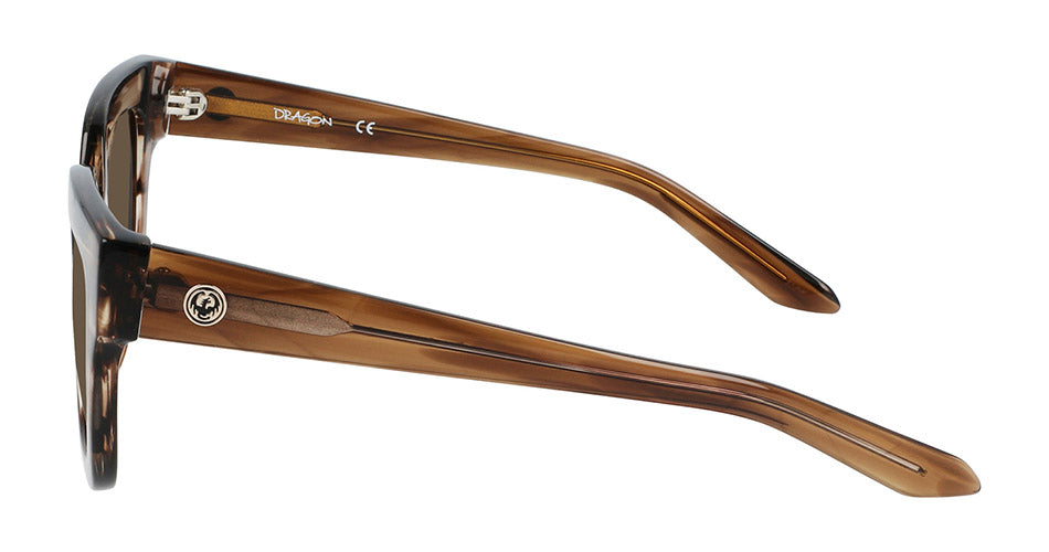 PURSER - Grey Caramel Gradient with Lumalens Brown Lens