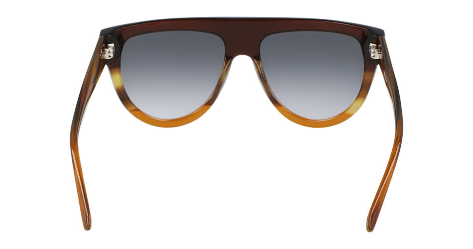 DUSK - Dark Brown Horn Gradient with Lumalens Smoke Gradient Lens