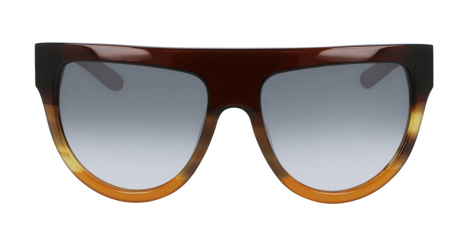 DUSK - Dark Brown Horn Gradient with Lumalens Smoke Gradient Lens