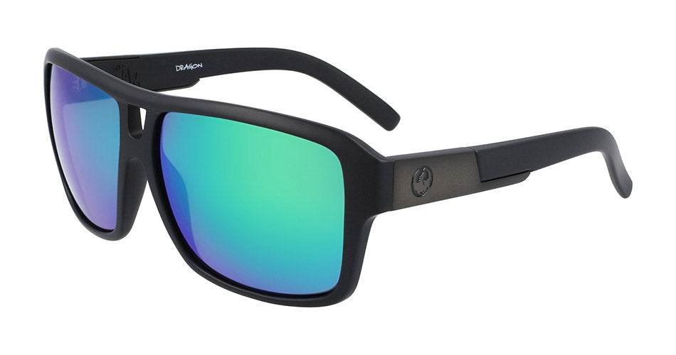 THE JAM - Matte Black with Lumalens Green Ionized Lens - OLD ITALY SKU