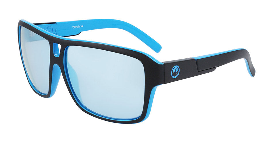 THE JAM - Matte Black with Lumalens Sky Blue Ionized Lens - OLD ITALY SKU