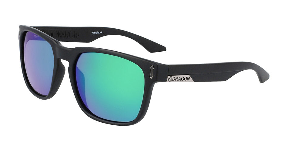 MONARCH - Matte Black with Lumalens Green Ionized Lens - OLD ITALY SKU