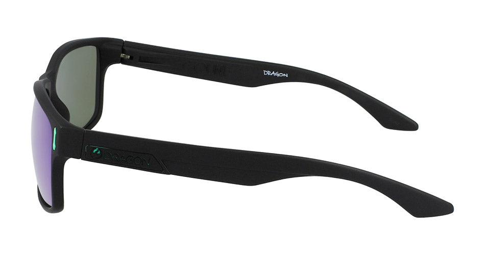 COUNT - Matte Black H2O with Polarized Lumalens Green Ionized Lens - OLD ITALY SKU