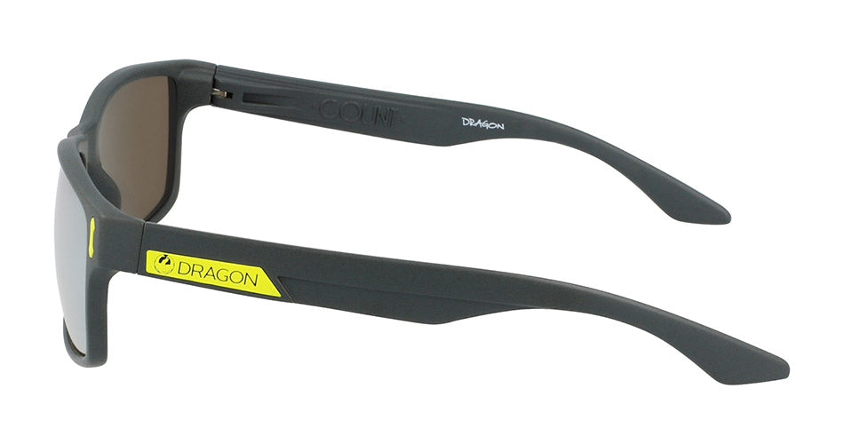 COUNT - Matte Grey H2O with Polarized Lumalens Smoke Lens