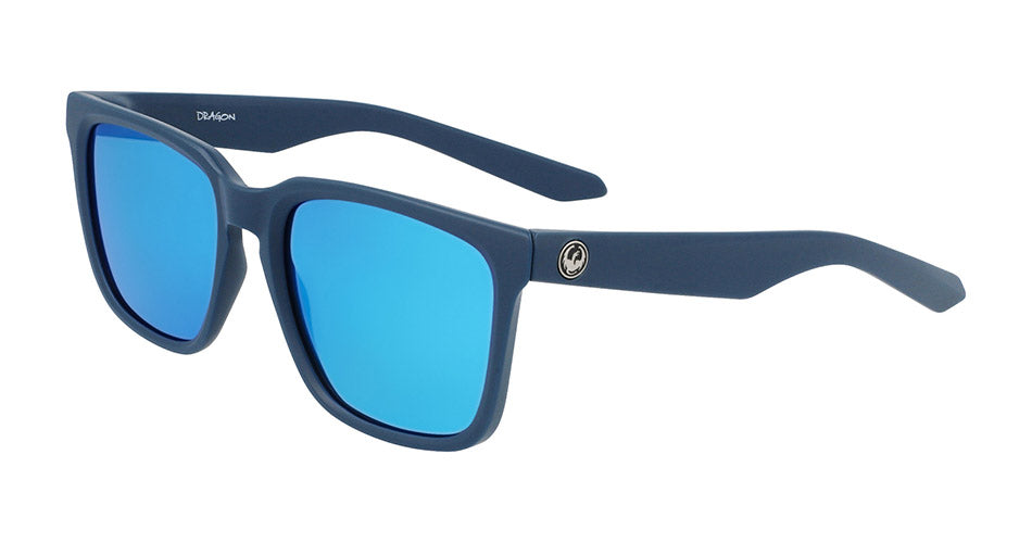 BAILE - Matte Deep Navy with Polarized Lumalens Blue Ionized Lens