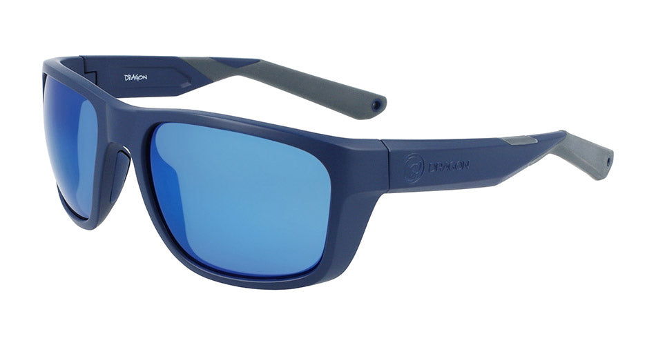 SHORE X - Matte Navy H2O with Polarized Lumalens Blue Ionized Lens