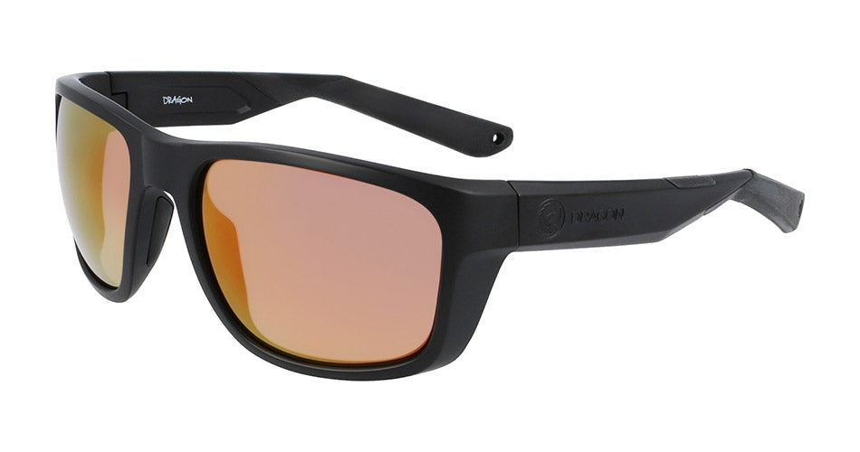 SHORE X - Matte Black H2O with Polarized Lumalens Red Ionized Lens