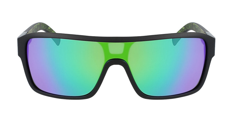 REMIX - Matte Black/Terrafirma with Lumalens Green Ionized Lens