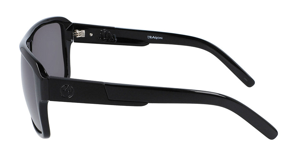 THE JAM - Shiny Black with Polarized Lumalens Smoke Lens