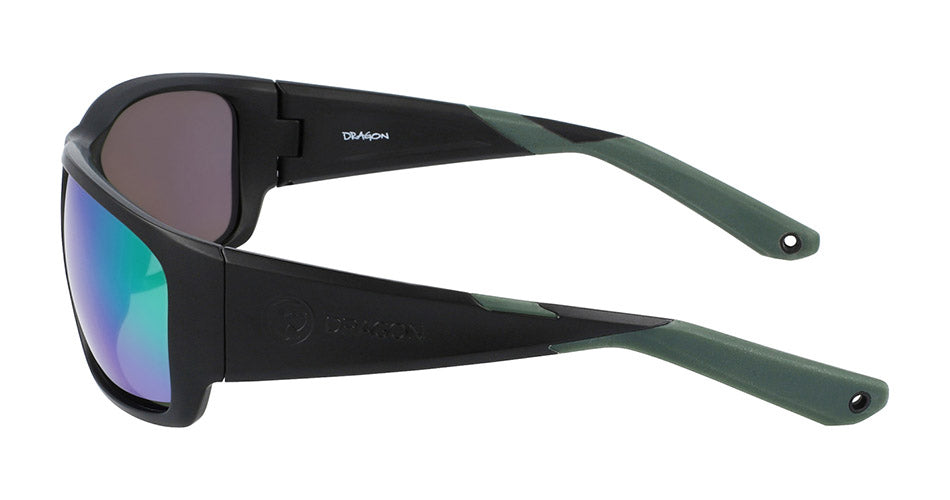 TIDAL X - Matte Black H2O with Polarized Lumalens Green Ionized Lens