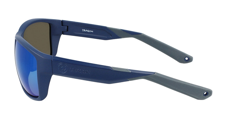 REEL X - Matte Navy H2O with Polarized Lumalens Blue Ionized Lens