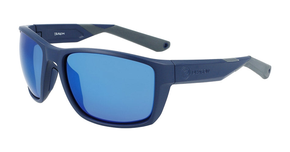 REEL X - Matte Navy H2O with Polarized Lumalens Blue Ionized Lens