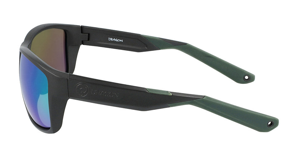 REEL X - Matte Grey H2O with Polarized Lumalens Green Ionized Lens