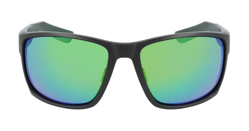 REEL X - Matte Grey H2O with Polarized Lumalens Green Ionized Lens