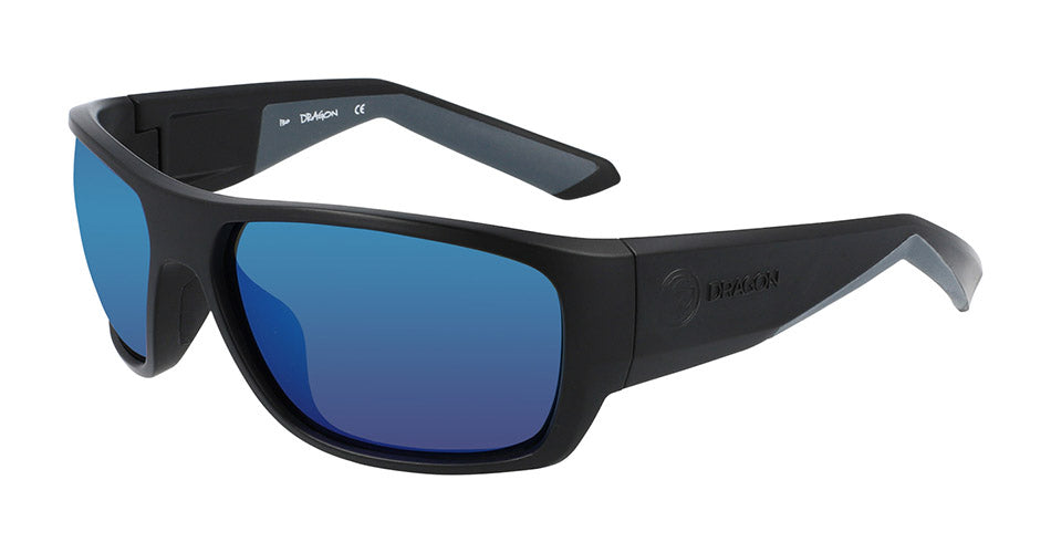 FLARE - Matte Black H2O with Polarized Lumalens Blue Ionized Lens