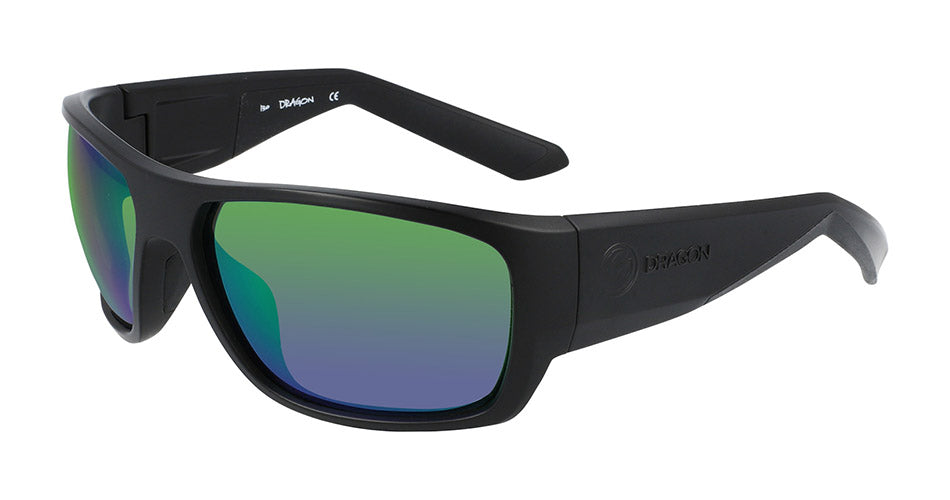 FLARE - Matte Black H2O with Polarized Lumalens Green Ionized Lens
