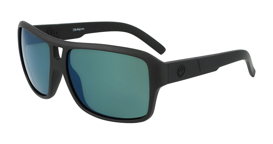 THE JAM SMALL - Matte Black H2O with Polarized Lumalens Petrol Ionized Lens