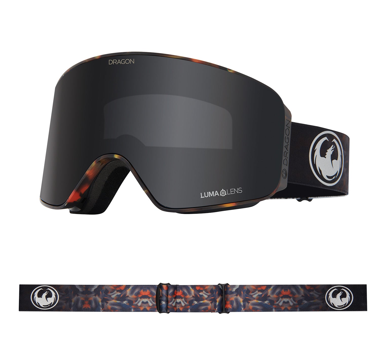 NFX MAG OTG - Fire Leaf with Lumalens Dark Smoke & Lumalens Amber Lens
