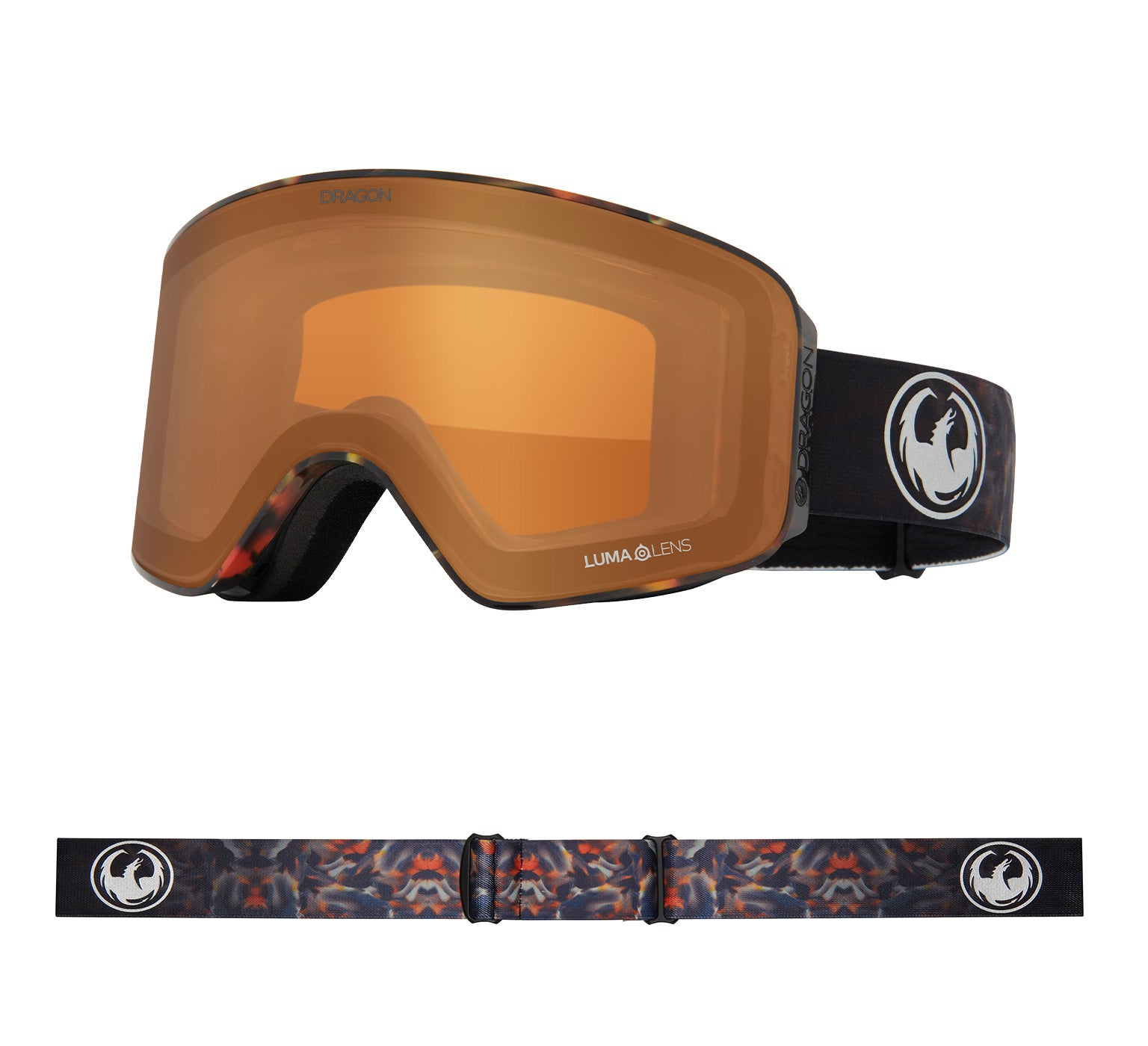 NFX MAG OTG - Fire Leaf with Lumalens Dark Smoke & Lumalens Amber Lens