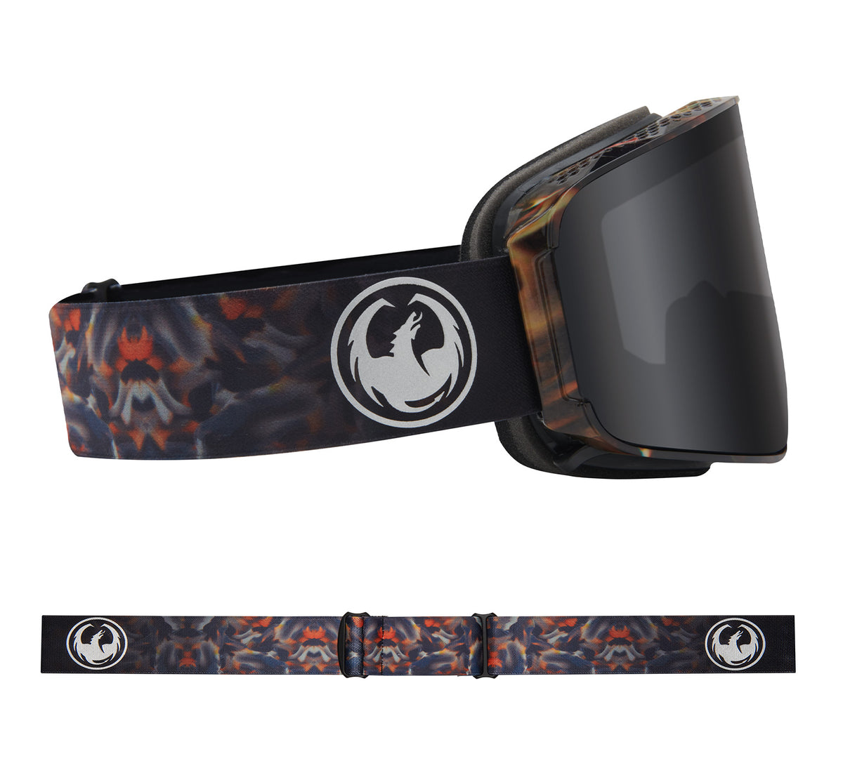 NFX MAG OTG - Fire Leaf with Lumalens Dark Smoke & Lumalens Amber Lens