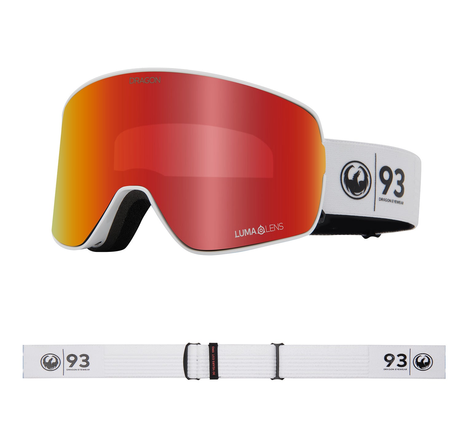 NFX2 30 Years with Lumalens Midnight Lumalens Yellow Red Ionized Lens 40458 108 Dragon Alliance UK