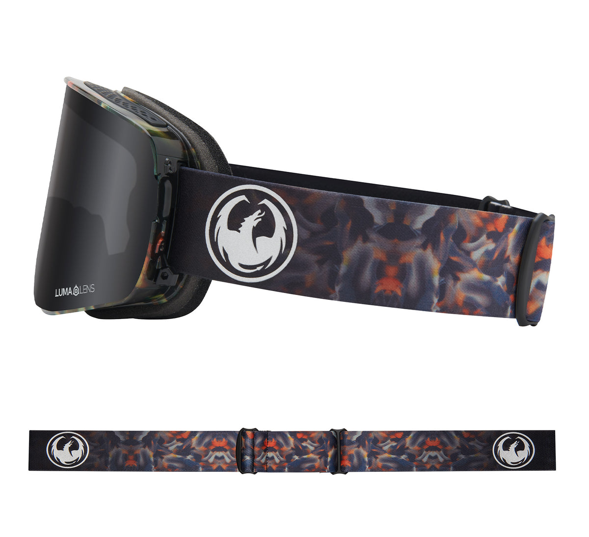 NFX2 - Fire Leaf with Lumalens Dark Smoke & Lumalens Amber Lens