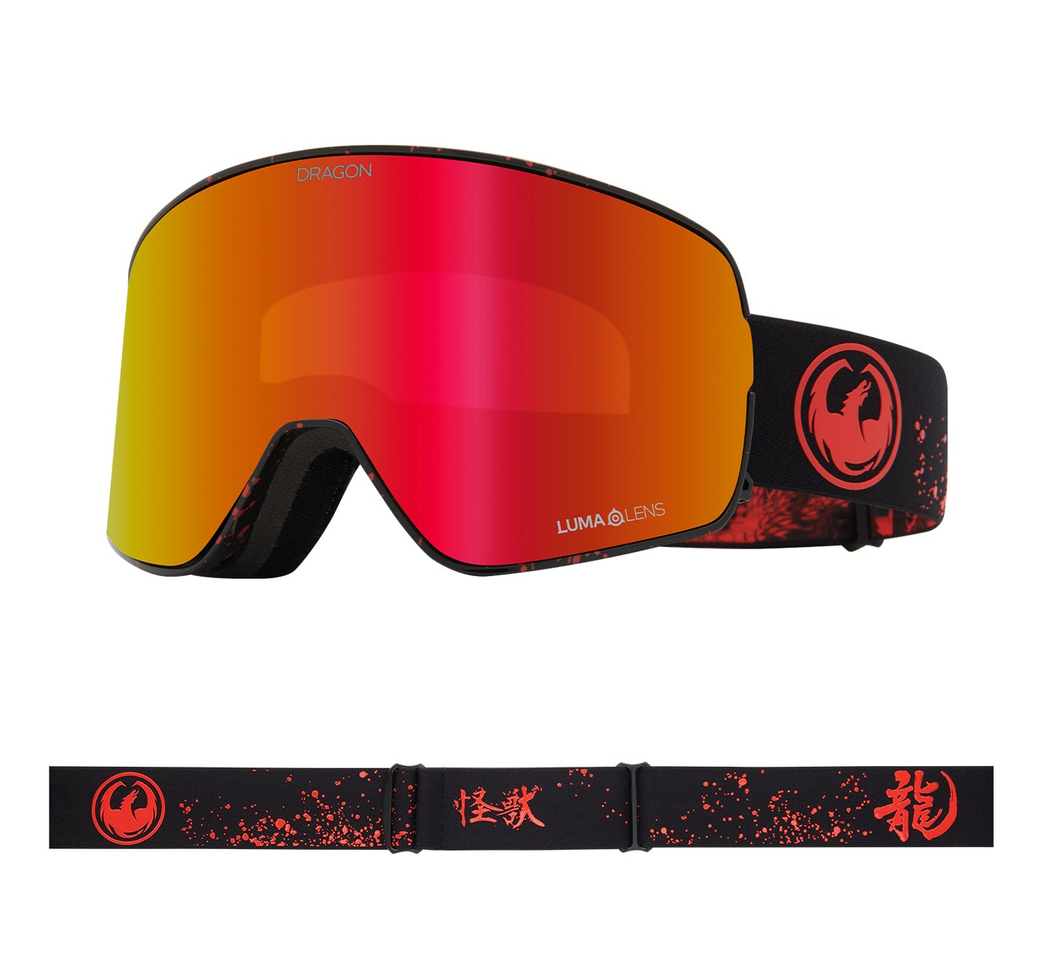 DRAGON LUMALENS レット・ブラウン ２枚セット NFX2 - Kaiju with Lumalens Red Ionized & Lumalens Light Rose