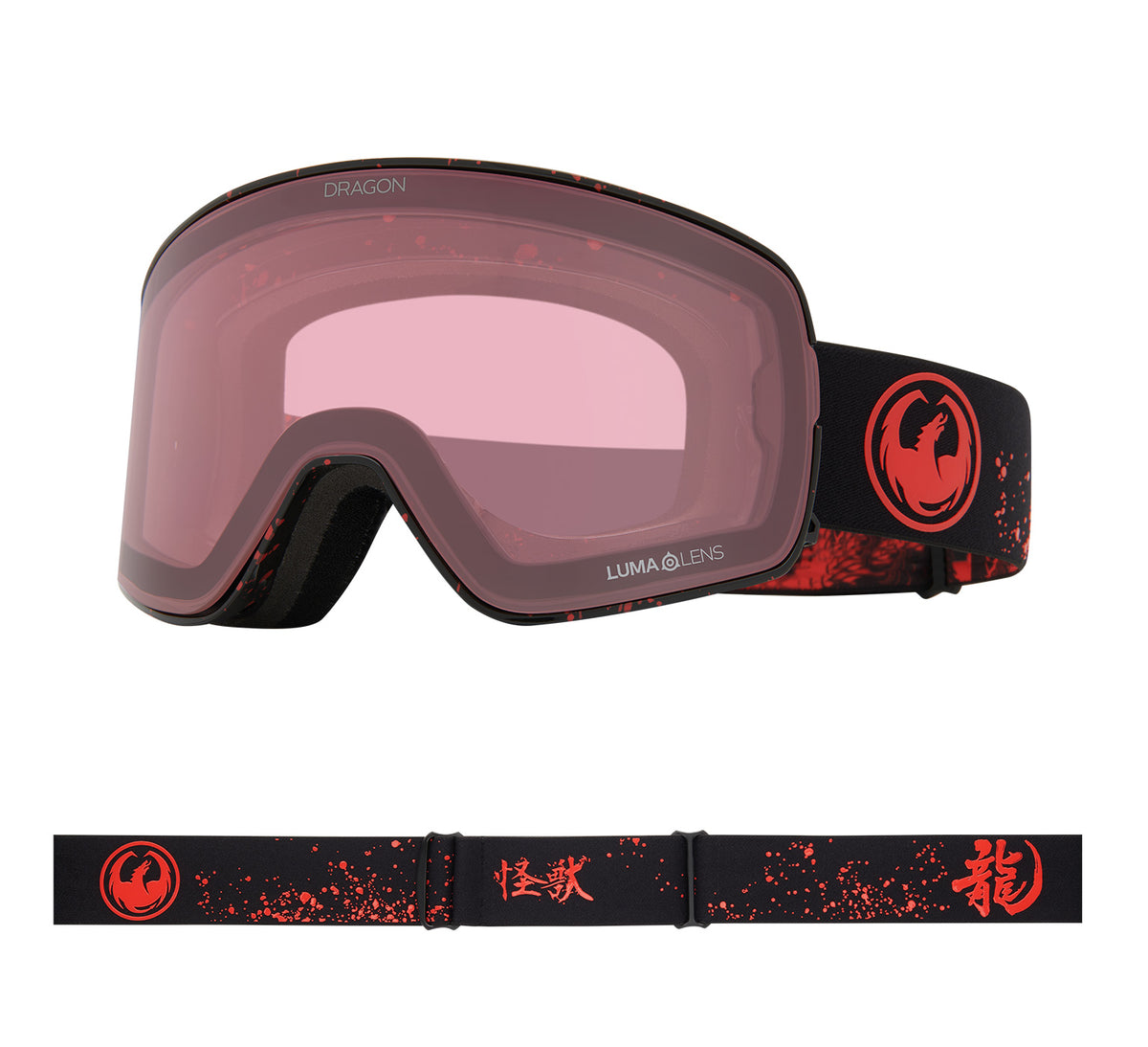 NFX2 - Kaiju with Lumalens Red Ionized & Lumalens Light Rose